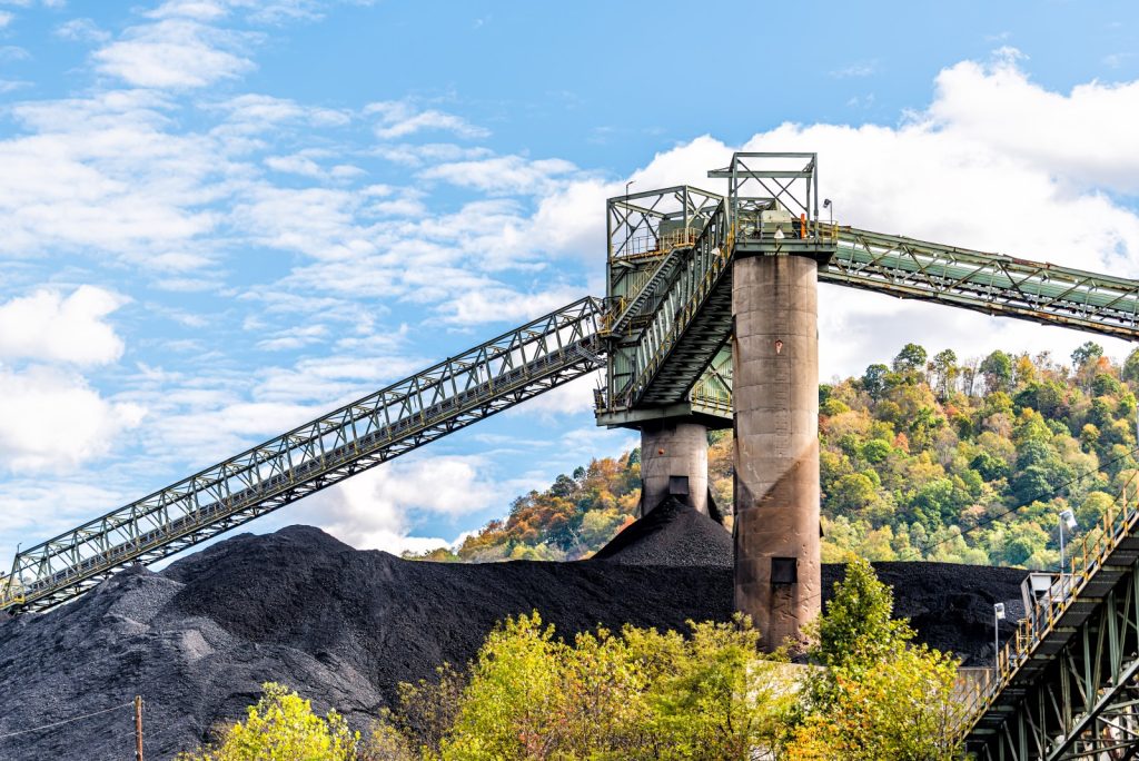 Overland Conveyor at Coal Fired Power Plant