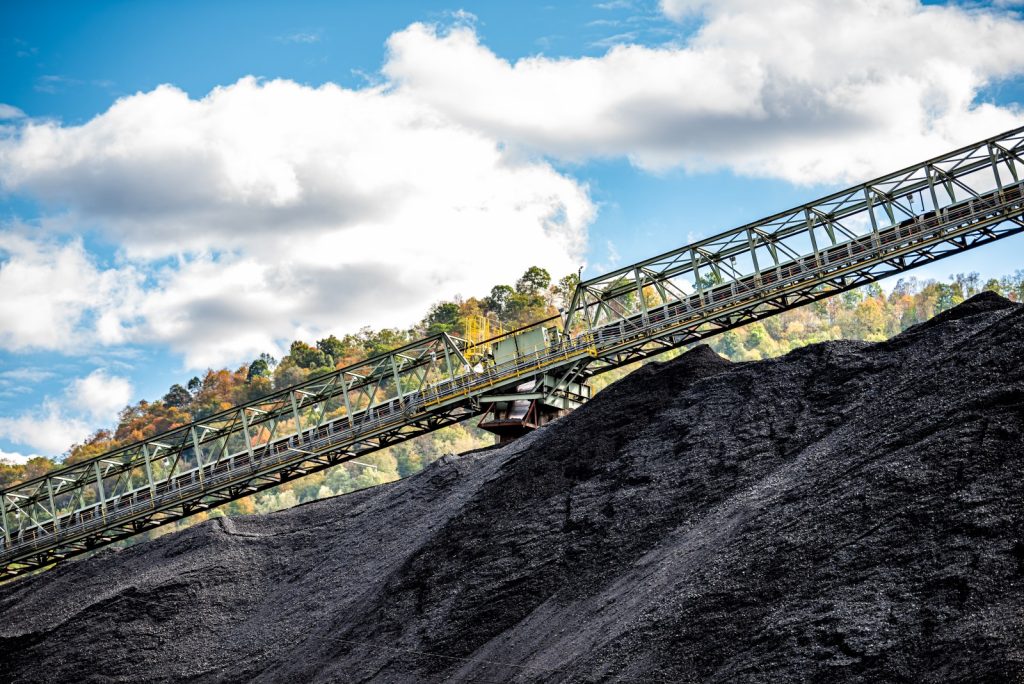 A conveyor used in a government project