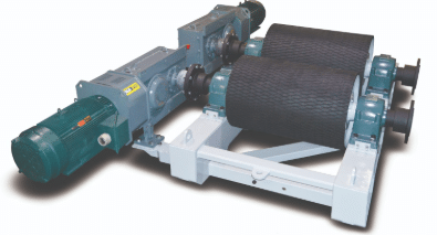 a large, rebuilt 60-inch conveyor belt drive.
