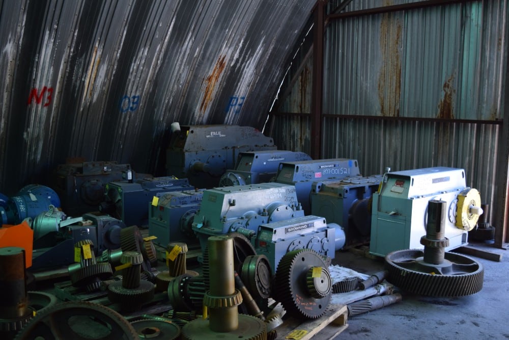 West River Conveyor's mining conveyor gearbox inventory